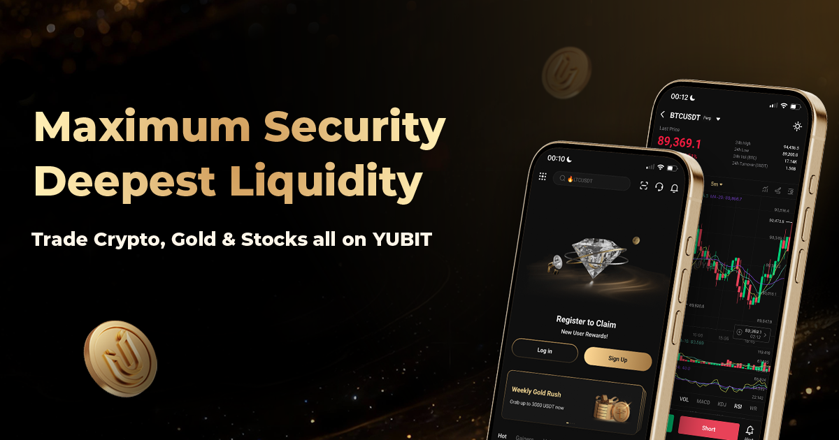 YUBIT exchange login dashboard and secure sign-in interface for cryptocurrency trading
